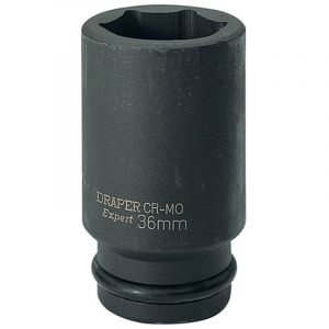 Draper Tools Expert 36mm 3/4 Square Drive Hi-Torq® 6 Point Deep Impact Socket