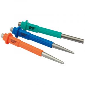 Draper Tools Nailset, Centre Punch and Pin Punch Set (3 Piece)