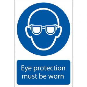 Draper Tools Eye Protection Mandatory Sign