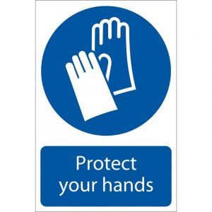 Draper Tools Hand Protection Mandatory Sign