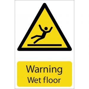 Draper Tools Warning Wet Floor Hazard Sign