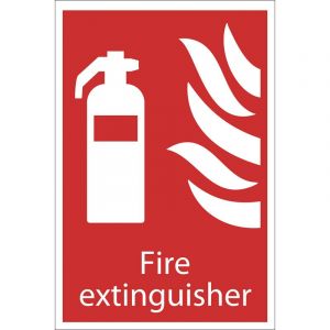 Draper Tools Fire Extinguisher Fire Equipment Sign