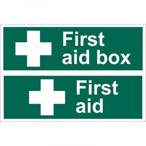 Draper Tools First Aid Box Safety Sign