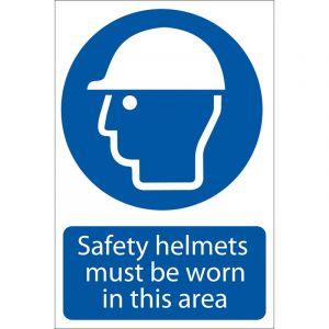 Draper Tools Safety Helmet Must Be Worn Mandatory Sign