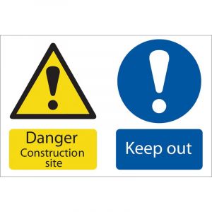 Draper Tools Danger Construction Site Hazard Sign