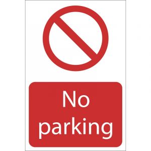 Draper Tools No Parking Prohibition Sign