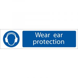 Draper Tools Ear Protection Mandatory Sign