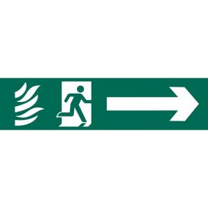 Draper Tools Running Man Arrow Right Safety Sign