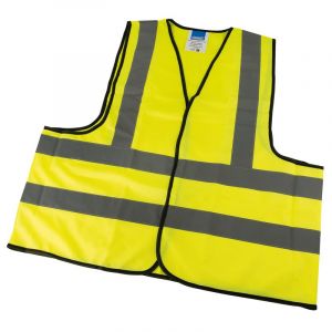 Draper Tools High Visibility Extra Large Traffic Waistcoat to EN471 Class 2L