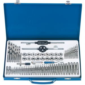 Draper Tools Combination Tap and Die Set Metric and BSP (75 Piece)