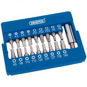 Draper Tools Magnetic Bit Holder Set (19 Piece)