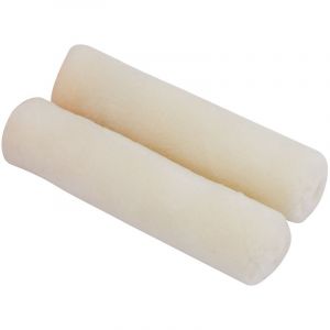 Draper Tools 100mm Simulated Mohair Paint Roller Sleeves (Pack of Two)
