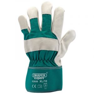 Draper Tools Premium Leather Gardening Gloves - XL