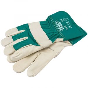 Draper Tools Premium Leather Gardening Gloves - L
