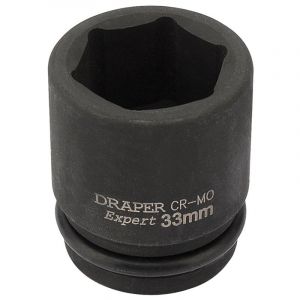 Draper Tools Expert 33mm 3/4 Square Drive Hi-Torq® 6 Point Impact Socket