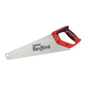 Draper Redline Soft Grip Hardpoint Tool Box Handsaw (375mm)