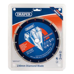 Draper Tools 230mm Segmented Rimmed Diamond Blade 