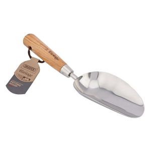 Draper Tools Heritage Stainless Steel Hand Potting Scoop With Ash Handle