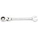 Draper Tools Metric Combination Spanner with Flexible Head and Double Ratcheting Features (15mm)