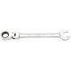 Draper Tools Metric Combination Spanner with Flexible Head and Double Ratcheting Features (19mm)