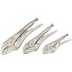 Draper Curved Jaw Self Grip Plier Set, 3 Pce