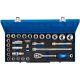 Draper Tools 1/2 Sq. Dr. Metric Socket Set in Metal Case (28 Piece)