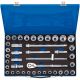 Draper Tools 1/2 Sq. Dr. Combined MM/AF Socket Set (40 Piece)