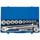 Draper Tools 3/4 Sq. Dr. Metric Socket Set in Metal Case (17 piece)