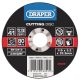 Draper Tools Flat Metal Cutting Discs (115 x 3 x 22.2mm)