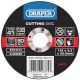 Draper Tools Flat Stone Cutting Discs (115 x 3.2 x 22.2mm)