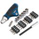 Draper Tools Ratcheting Screwdriver, Socket and Bit Set. (25 piece)