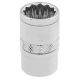 Draper Tools 3/8 Square Drive Hi-Torq® 12 Point Socket (12mm)