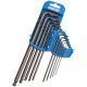 Draper Tools Extra Long Imperial Hexagon and Ball End Hexagon Key Set (10 Piece)