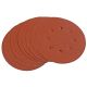 Draper Tools Ten 125mm 400 Grit Hook and Loop Sanding Discs