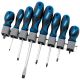 Draper Tools Soft Grip Screwdriver Set (8 Piece)