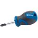 Draper Tools No.2 x 38mm Cross Slot Screwdriver with Soft Grip Handles