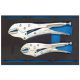 Draper Tools Self Grip Plier Set in 1/4 Drawer EVA Insert Tray (2 Piece)