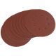 Draper Tools Ten 125mm 180 Grit Hook and Loop Sanding Discs