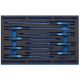 Draper Tools Extra Long Precision Screwdriver Set in 1/4 Drawer EVA Insert Tray (8 Piece)