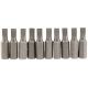 Draper Tools 4.5mm 1/4 Hex. Plain Slot Insert Bit 25mm Long x 10