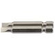 Draper Tools 4.5mm 1/4 Hex. Plain Slot Insert Bit 50mm Long x 2