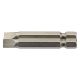Draper Tools 6mm 1/4 Hex. Plain Slot Insert Bit 50mm Long x 2