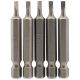 Draper Tools 3mm 1/4 Hex. Plain Slot Insert Bit 50mm Long x 5