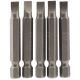 Draper Tools 5.5mm 1/4 Hex. Plain Slot Insert Bit 50mm Long x 5