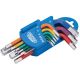 Draper Tools Metric Coloured Short Arm Hexagon Key Set (9 Piece)