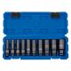 Draper Tools 1/2 Sq. Dr. Metric Deep Impact Socket Set (10 Piece)