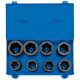 Draper Tools 3/4 Sq. Dr. Metric Deep Impact Socket Set in Metal Case (8 Piece)