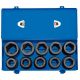Draper Tools 1 Sq. Dr. Combined MM/AF Impact Socket Set in Metal Case (10 Piece)