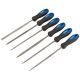 Draper Tools 140mm Soft Grip Needle File Set (6 Piece)