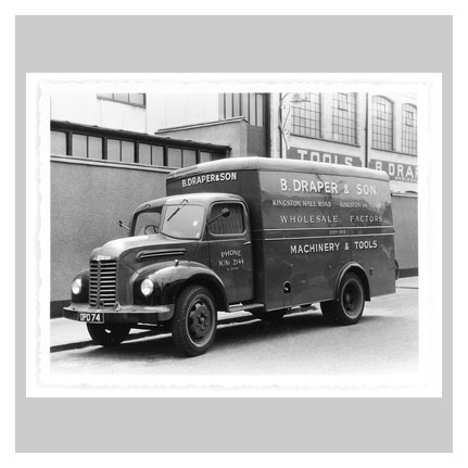 draper tools deliveries 1950's style
